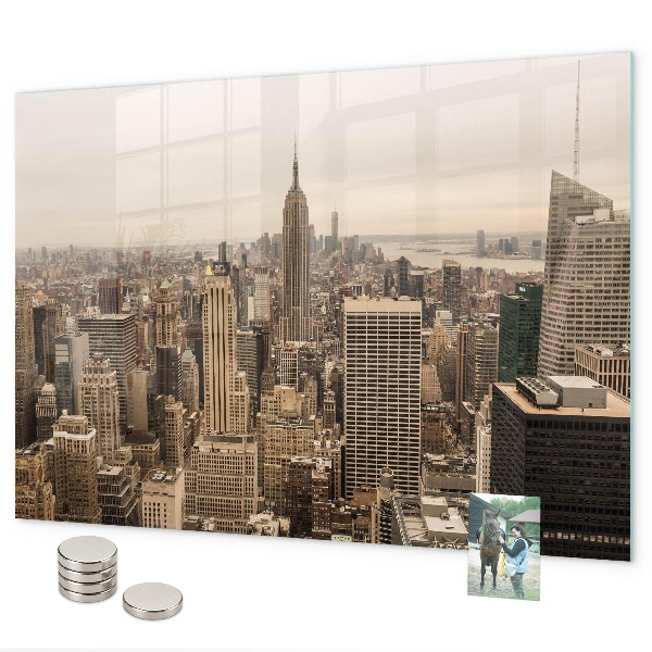 Magnetic board urban landscape design