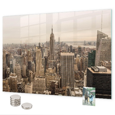 Magnetic board urban landscape design