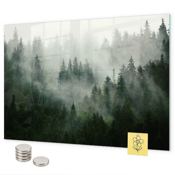 Magnetic board misty forest
