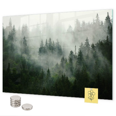 Magnetic board misty forest