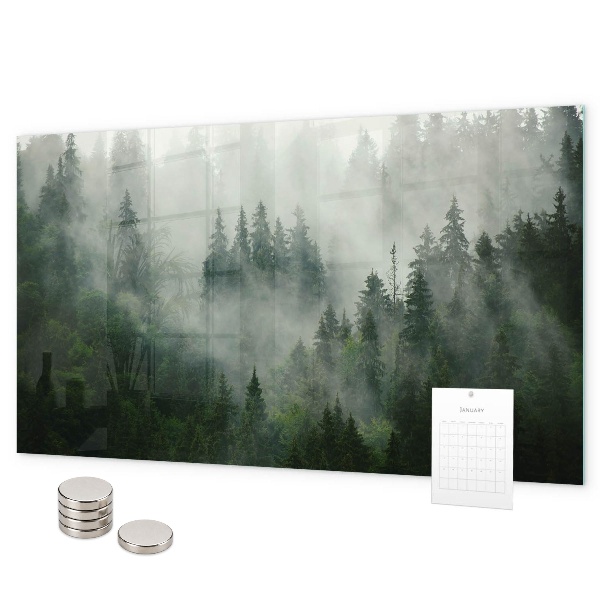 Magnetic board misty forest