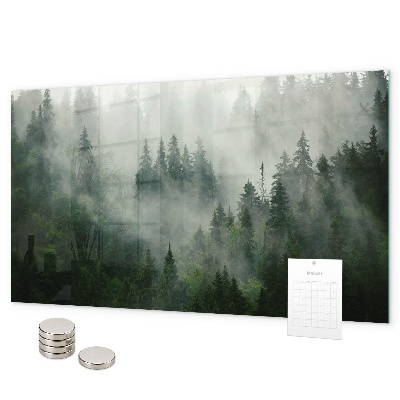 Magnetic board misty forest