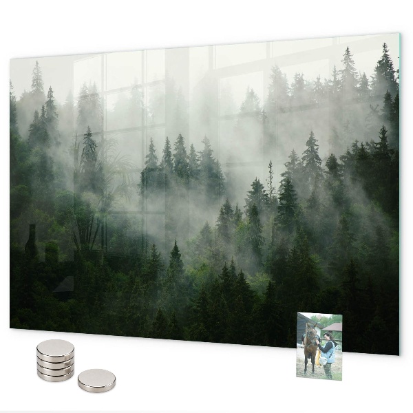 Magnetic board misty forest