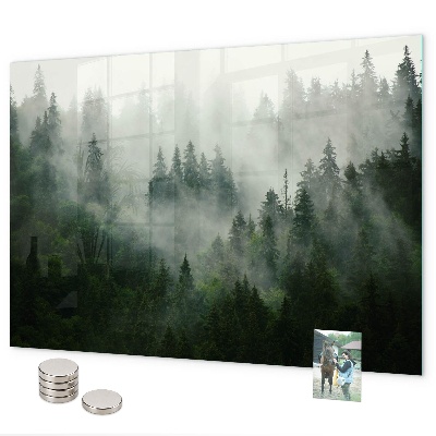 Magnetic board misty forest