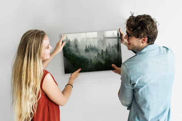 Magnetic board misty forest