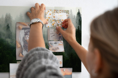 Magnetic board misty forest