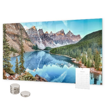Magnetic wall board mountain landscape design