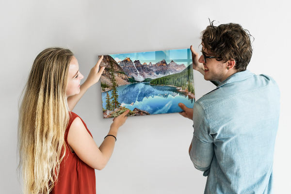 Magnetic wall board mountain landscape design