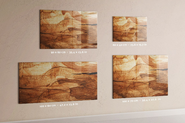 Magnetic board for wall wood texture