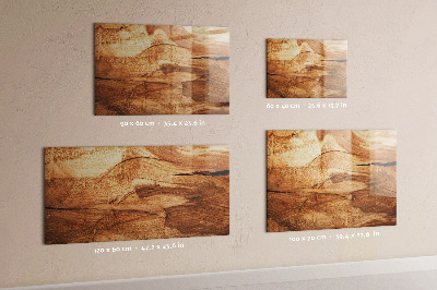 Magnetic board for wall wood texture