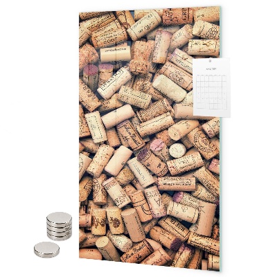 Notice board Wine corks