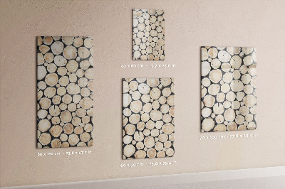 Memo board A cut down tree