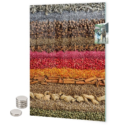 Memo board Tropical Flamingo Leaves