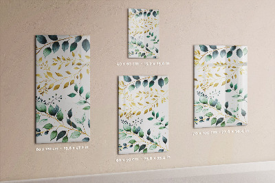 Notice board Delicate leaves
