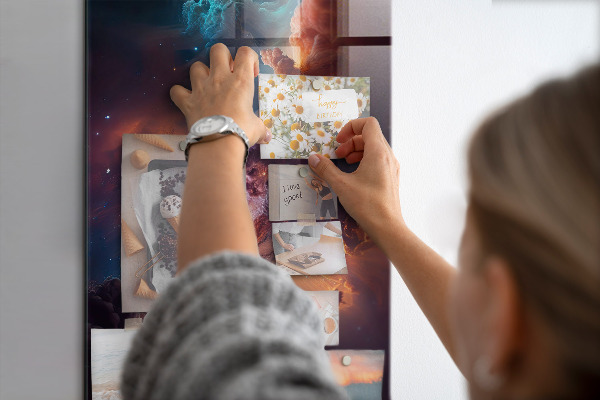 Notice board Galaxy space