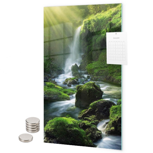 Memo board Stone waterfall