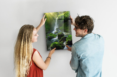 Memo board Stone waterfall