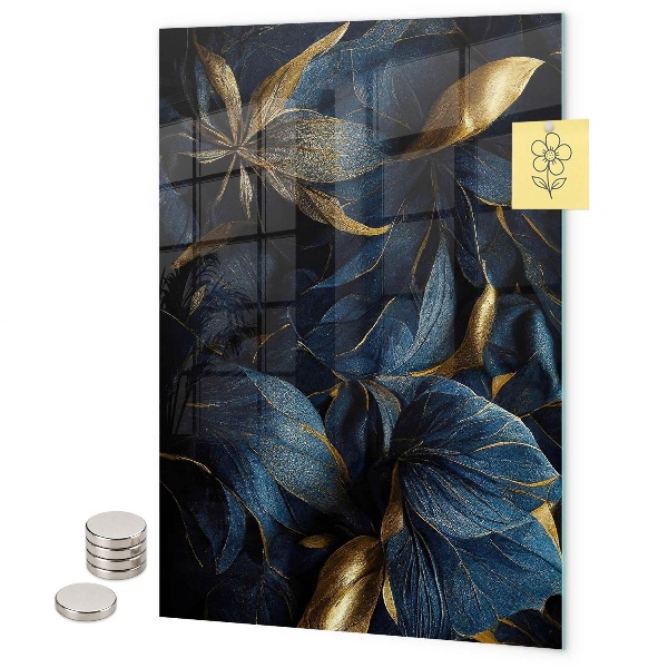 Notice board Dark floral