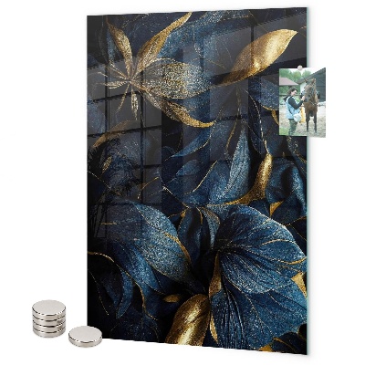 Notice board Dark floral