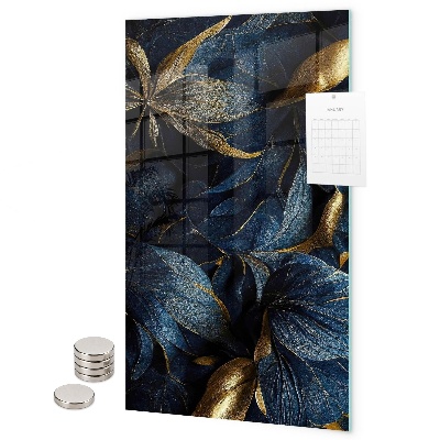Notice board Dark floral