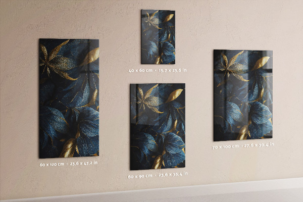 Notice board Dark floral