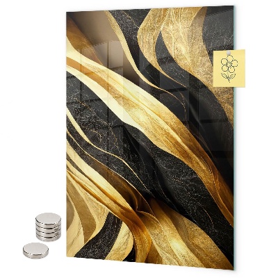 Memo board Yellow abstraction
