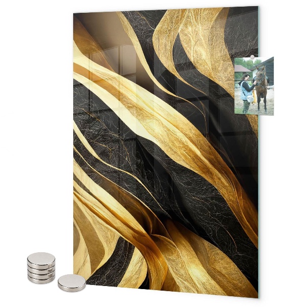 Memo board Yellow abstraction