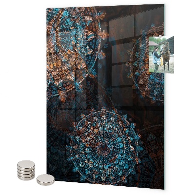 Memo board Colorful mandalas