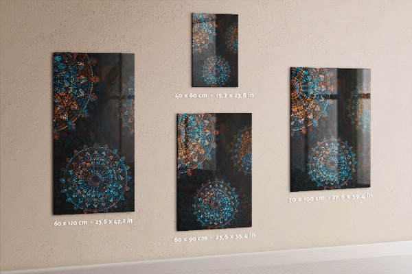 Memo board Colorful mandalas