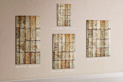 Notice board Wine corks