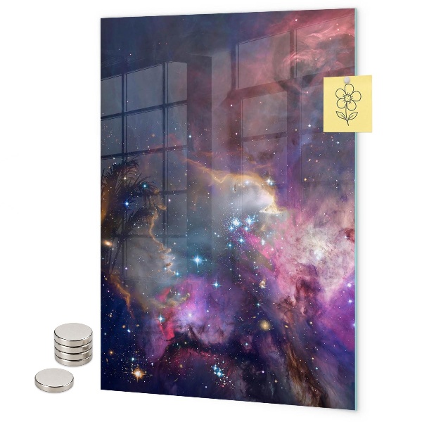 Memo board Space galaxy