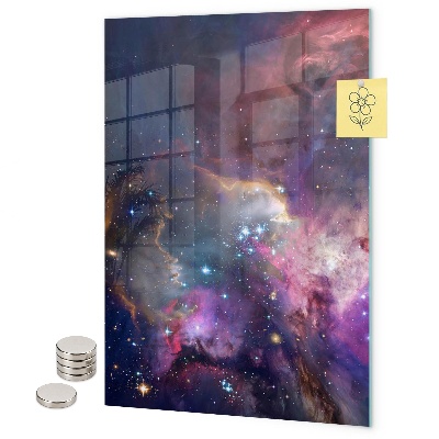 Memo board Space galaxy