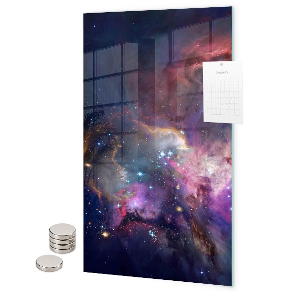 Memo board Space galaxy
