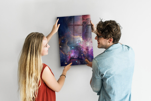 Memo board Space galaxy