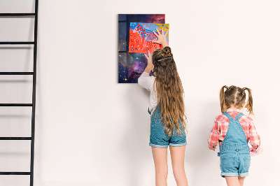Memo board Space galaxy