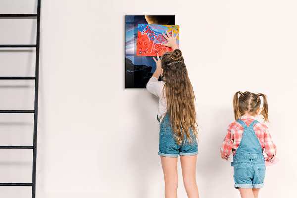 Memo board The space of the planet