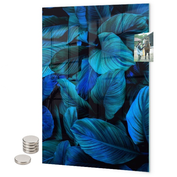 Memo board Large green leaves
