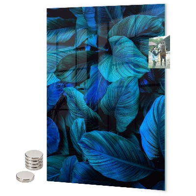 Memo board Large green leaves