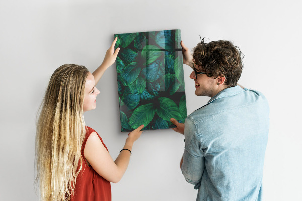 Memo board Large green leaves