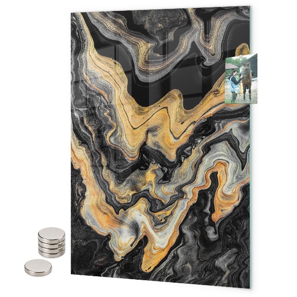 Memo board Forest trees river