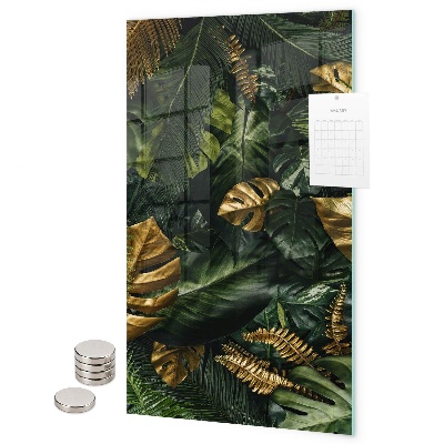 Notice board Tropical leaves