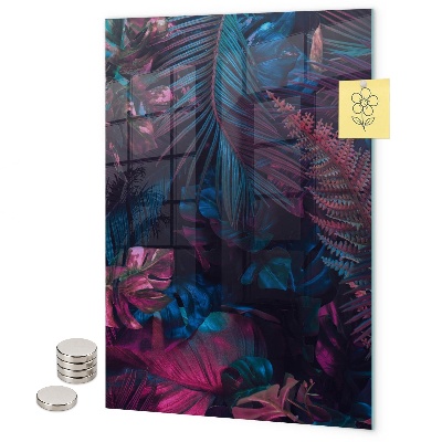 Memo board Tropical leaves