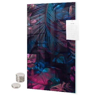 Memo board Tropical leaves