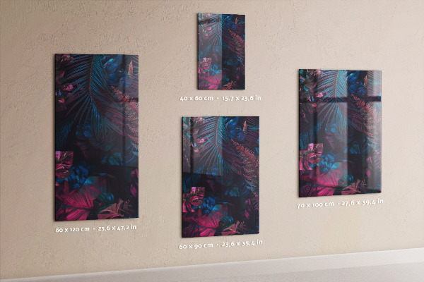 Memo board Tropical leaves