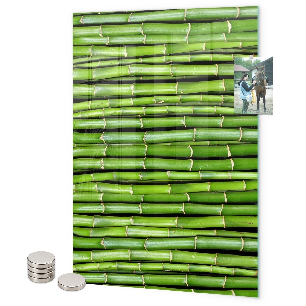 Memo board Green bamboo