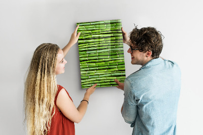 Memo board Green bamboo