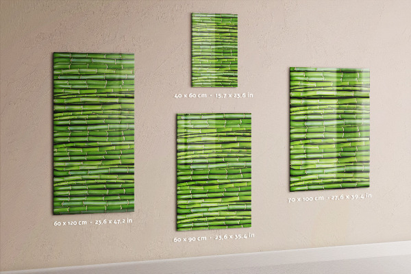 Memo board Green bamboo