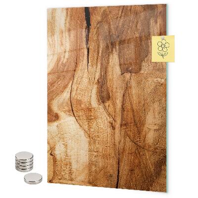 Notice board Natural wood