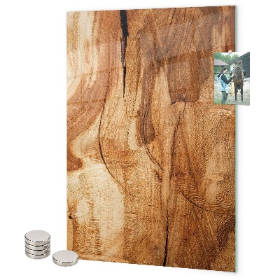 Notice board Natural wood