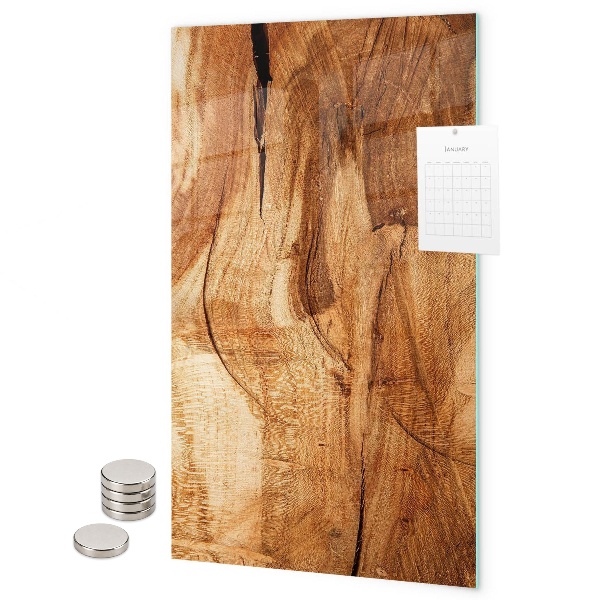 Notice board Natural wood